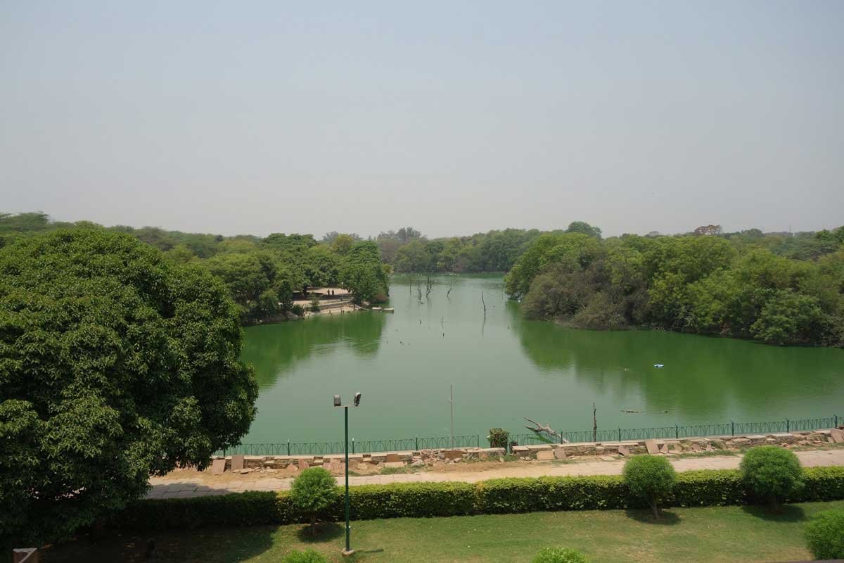 beautiful lake in delhi