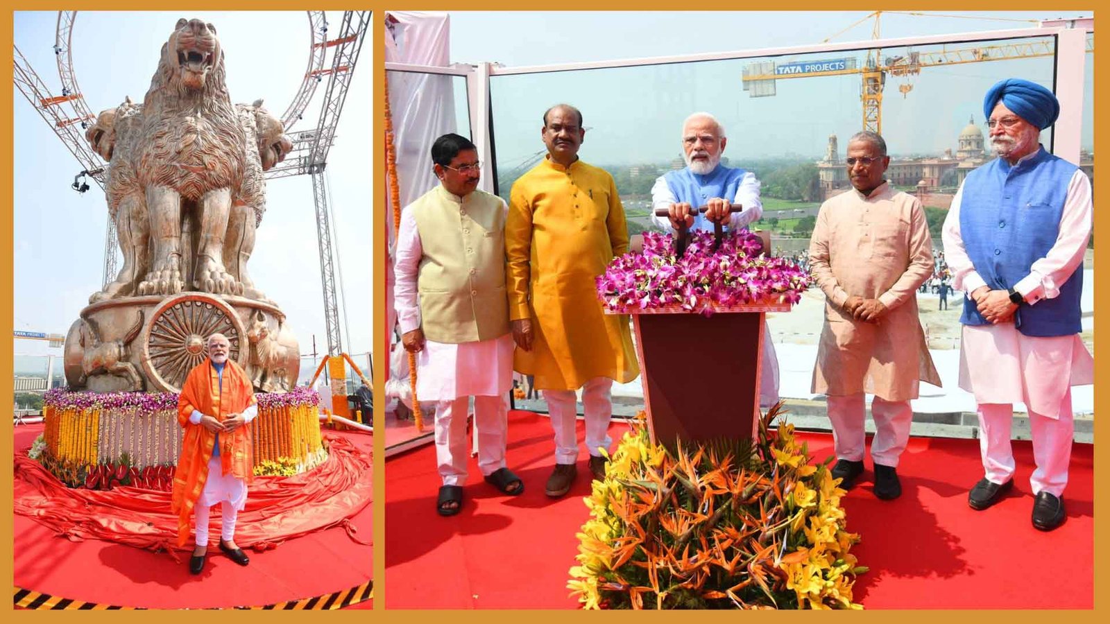 Modi-unveils-Ashoka-Pillar